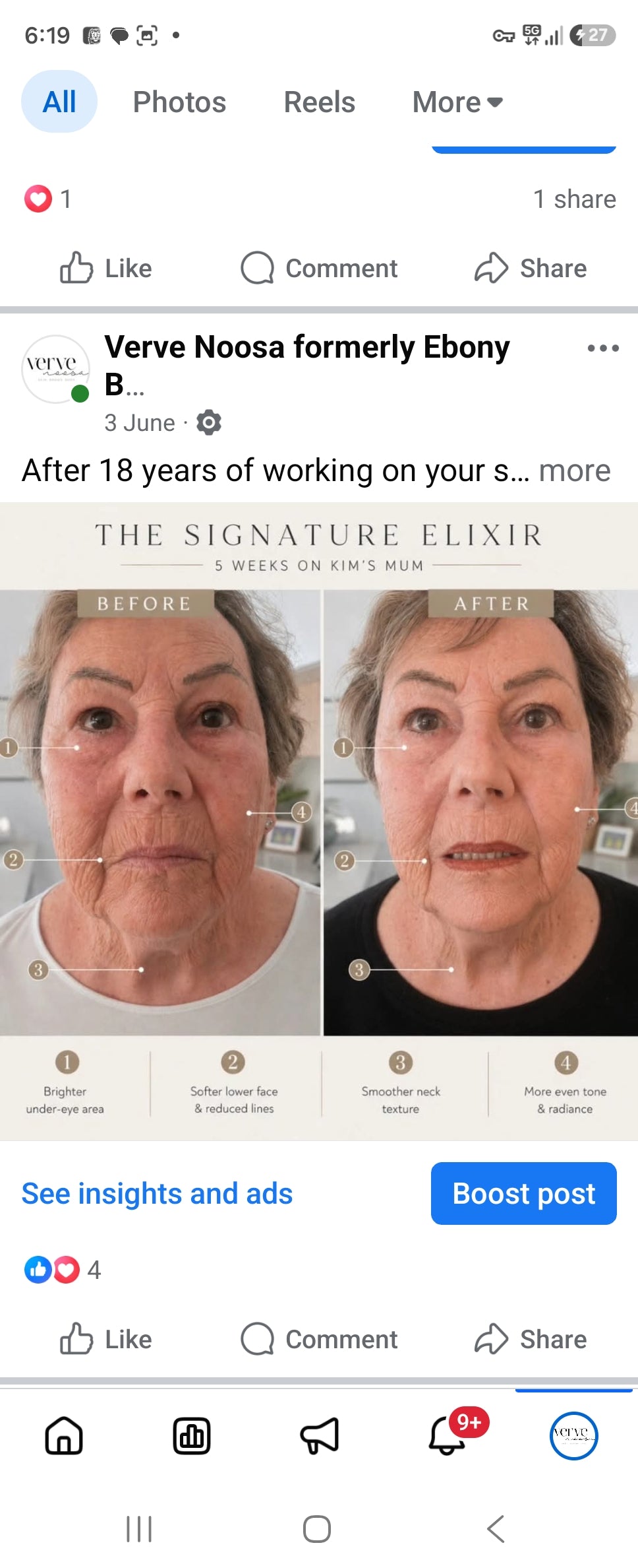 No. 05 The Signature Elixir texture and application, The Glowe Co